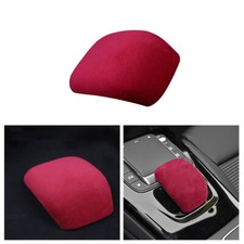Alcantara Wildleder Rot Schaltknauf Abdeckung Trim für Mercedes Benz A Klasse