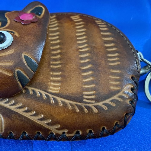 Cat Wallet/ Purse For Girls / Woman’s Genuine Leather EUC - Picture 3 of 9