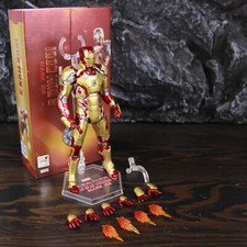 ZD TOYS IRON MAN Mark XLII MK42 Marvel Avengers 7" Modellino Giocattoli Regali