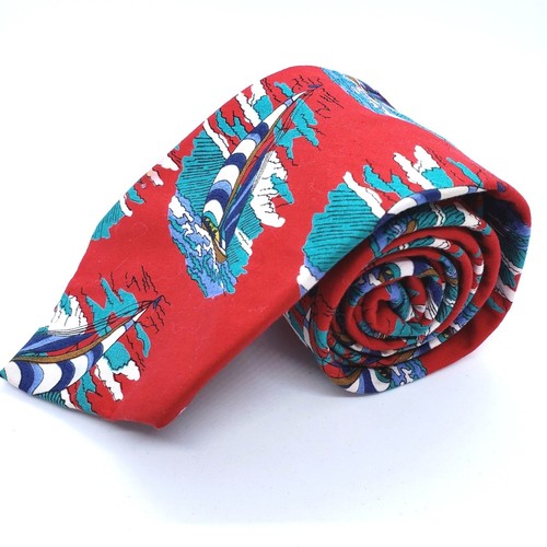 GANT Sailing Necktie Windjammer Ships Yacht Boats Nautical Cotton 3 1/2" X 57" - Picture 8 of 12