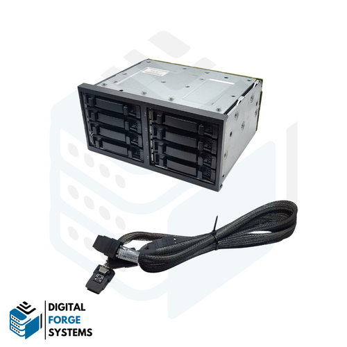 HP 463173-001 8x SAS Drive Bay - DL380 G7 G6 - Includes 2x SAS Cables