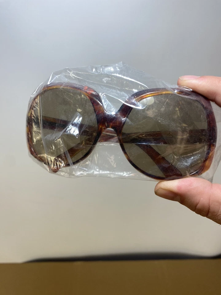 Vtg 50s 60s 70s Oversized Big Tortoise Grandma Hollywood Actres Italy Sunglasses - Image 3 of 4