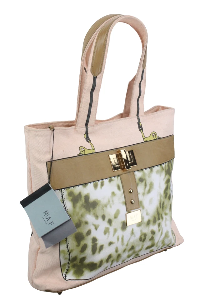 Sac MIA F Femme Taille Unique À Motifs Avec Double Poignée Et Bouton-pression - Photo 2/4