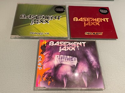Basement Jaxx - 3 CD Singles - Red Alert, Rendez-Vu 1999 & Romeo 2001 XL Records