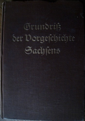 Grundriss der Vorgeschcihte Sachsens Rudolf Grabmann 2. Auflage Sachsen.. - Bild 1 von 2