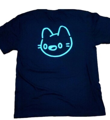 Cool Cats NFT T-Shirt Glow in the Dark Cooltopia NYC Tee Size Large