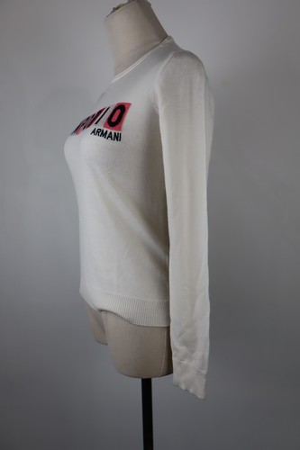 Emporio Armani Sweater Cotton Woman Size 40 Woman Casual Sweater Vintage - Picture 7 of 9