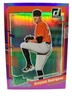 2023 Panini Donruss Grayson Rodriguez #78 Rated Rookie Purple Holo Baltimore 