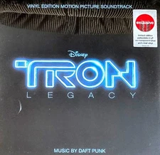 DAFT PUNK TRON LEGACY - MOTION PICTURE SOUNDTRACK- BLUE/CLEAR VINYL 2-LP SET
