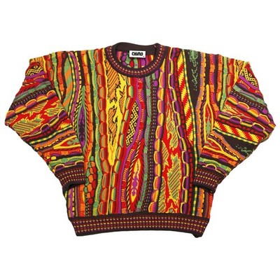 Vintage Pullover Retro Oversized Coogi Tundra 90er Gr M 90s Hiphop Sweater Bunt