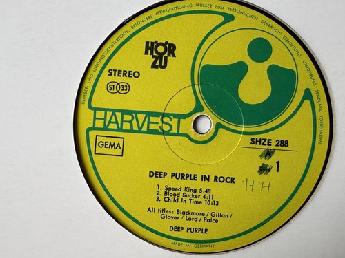 DEEP PURPLE " Deep Purple In Rock " deutsche Pressung FOC - Imagen 4 de 4