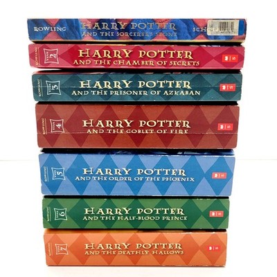 Harry Potter The Complete Series Books 1-7 Paperback Scholastic Set
