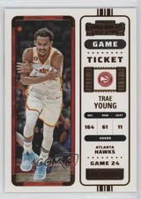 2022-23 Panini Contenders Bronze Game Ticket Trae Young #66 0w8