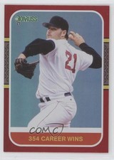 2021 Donruss Retro 1987 Variation Holo Red Roger Clemens (354 Career Wins) oo0