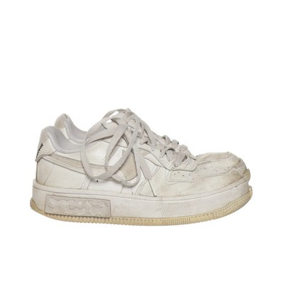 Nike, Sneaker, Größe: 37 1/2, X Off-White Air Force 1 Low, Weiß/Mehrfarbig #mq5