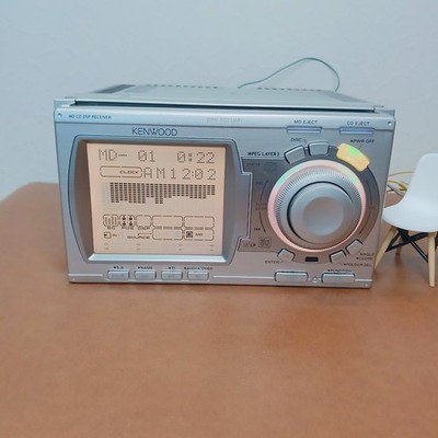 Kenwood DPX-7021MPi 2DIN CD MD Car Audio Tested Remote Included