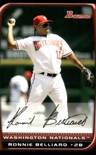 Ronnie Belliard 2008 Bowman #128 Nationals MLB READ FREE SHIPPING AutographDen