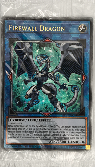 Yu-Gi-Oh Firewall Dragon TN23-EN008 Quarter Century Rare Limited Edition Sealed