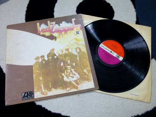 EX-A5/B4 Led Zeppelin II(2) Red/Plum 588198 UK vinyl Lp GATEFOLD Baldwin credits