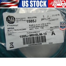 NEW Allen Bradley 1585J-M8HBJM-10 Ethernet Media Patch Cord 10m 600v-ac