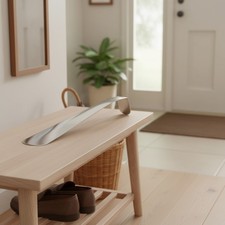 Gently Curved Long Handle Shoe Horn - Perfect for Seniors  Busy Lives