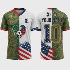 Personalized Name Number Heritage Soccer Jersey USA Patriotic Unisex Shirt
