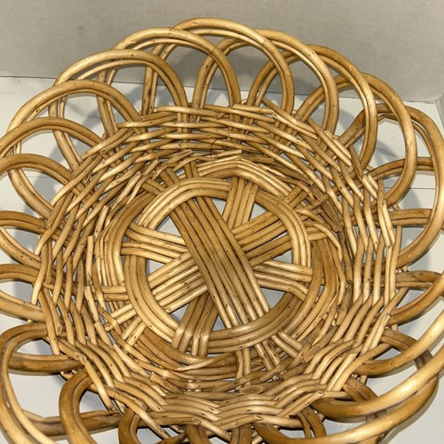 Geflochtener Rattan Korb Bauernhaus Boho 13" Herzstück - Bild 2 von 7