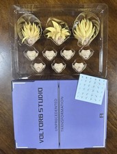 SH Figuarts Dragon Ball Z Recustom Gohan Super Saiyan 2 Custom Heads Ver A *NEW*