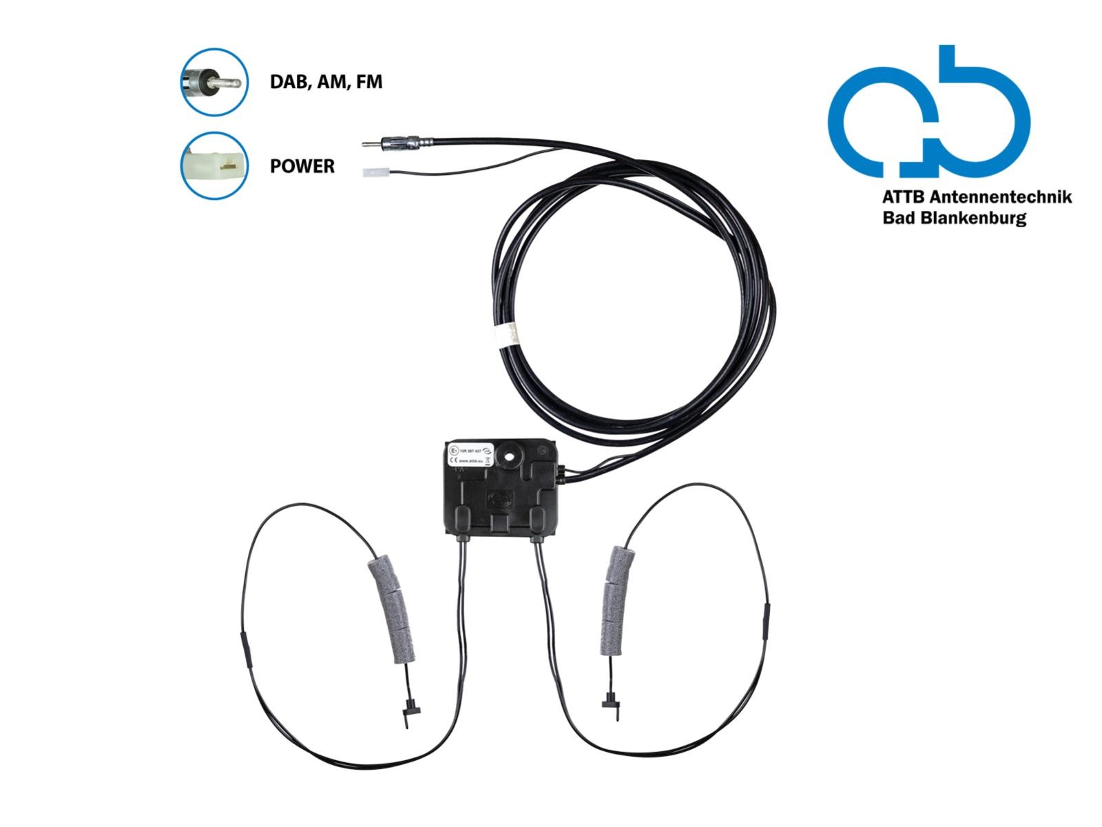 Antenne dipole AM FM et DAB+ pour ameliorer la reception radio du salon au jardin