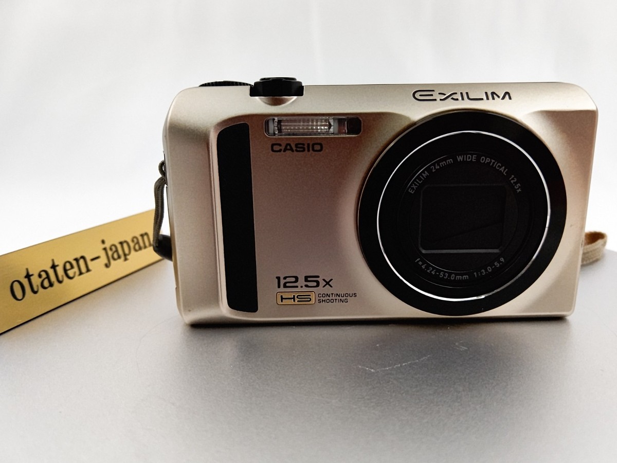 CASIO EX-ZR300 GD Gold Digital Camera High Speed EXILIM 24mm Wide