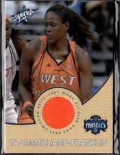 2008 WNBA /444 All-Star Game-Used Game-Worn Taj McMilliams-Franklin Mystics