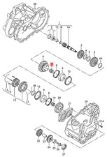 Genuine VW AUDI SKODA SEAT Ameo Beetle Cabrio Needle Bearing - 02T311265C