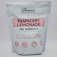 Just Ingredients Pre-Workout Raspberry Lemonade, 30 Servings 1.19 lbs