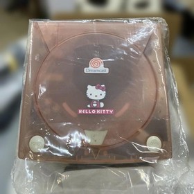 Sega Dreamcast Console Hello Kitty Skeleton Pink HKT-3000 Console *GREAT BOX*