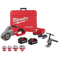 Milwaukee Tool 2870-22 M18 Fuel Compact Pipe Threader With One-Key Kit With 1/2