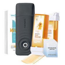 Roll on Waxing Kit for Hair Removal - At-Home Body Face Wax Kit for Women Me