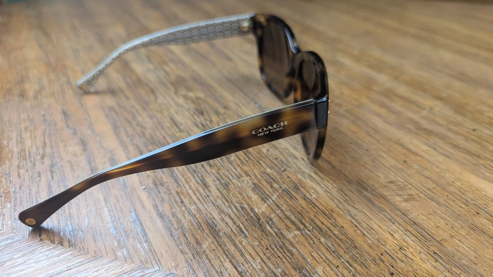 Gafas de sol COACH HC 8086 521513 Tortuga/Arena GRADIENTE auténticas marrón  Foto 3 de 4