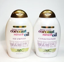 OGX DAMAGE REMEDY + COCONUT MIRACLE OIL SHAMPOO & CONDITIONER