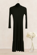 Mermaid Hem Knit Maxi Dress