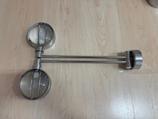 Plafoniera Occhio Sento soffitto due 40 cm HV cromo lucido