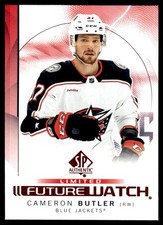 2024-25 SP Authentic Future Watch Limited Red Cameron Butler RC #155