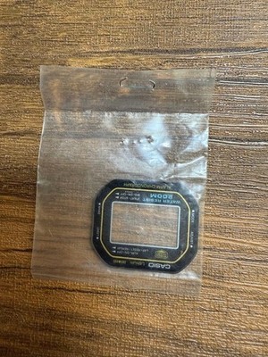 Casio G-Shock DW-5000C-1B Dial Glass First Gen Gold Frame New No