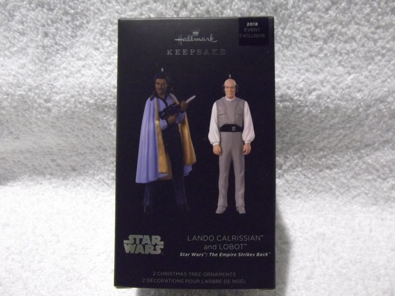 Hallmark 2018 Lando Clarissian and Lobot Event Exclusive Star Wars Limited Edtn