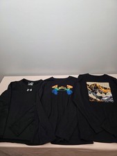 Boys Youth Under Armour Long Sleeve Shirt Lot of 3 Size M Medium 10-12