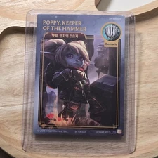 Samlip Poppy card 2024 riot games official League of legends card 