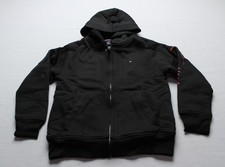 Tommy Hilfiger Boys' Signature Fleece Zip-Up Sherpa Hoodie NC3 Black Small 8 