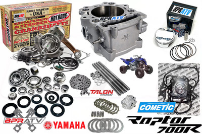 09+ Raptor 700 Big Bore Stroker 780cc Complete Motor Rebuild Stage 3 Hotcams Kit