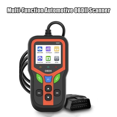 Car OBD2 Scanner Diagnostic Tool Real-Time Curve Freeze Frame EVAP Battery Test
