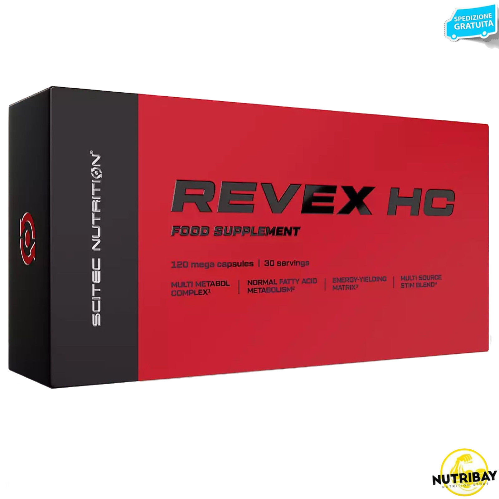 Integratore Scitec Revex HC 120 cps: Supporto Metabolico e Vitalit&agrave;