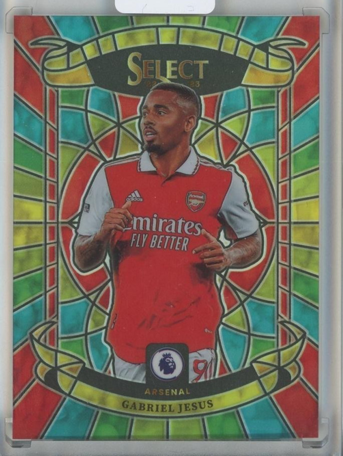 2022-23 Select English Premier League Gabriel Jesus Stained Glass #28 Arsenal